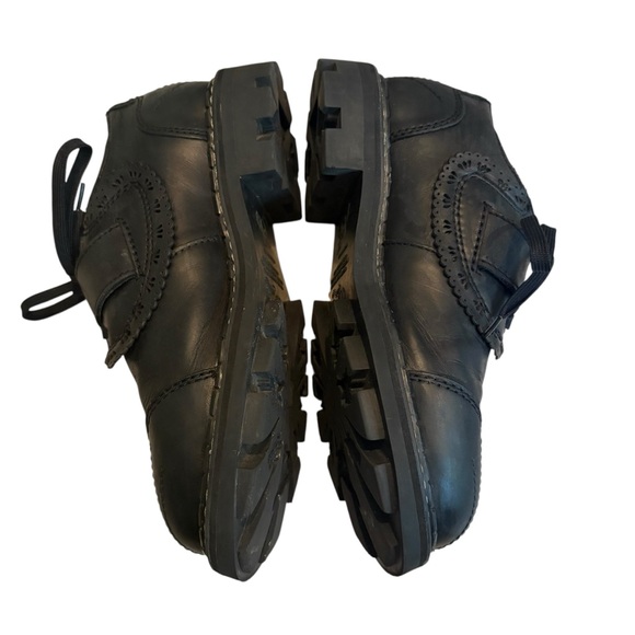 John Fluevog Discontinued 7TH Heaven Capellan Buckled Derby Shoe, Sz 6 - Picture 4 of 16